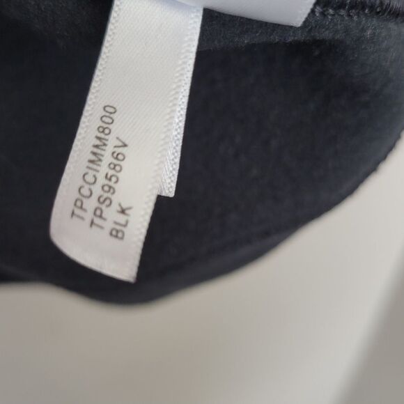 Tommy Hilfiger Sport BLACK Fleece Full Zip Sleeveless Vest Jacket Small - Picture 4 of 5